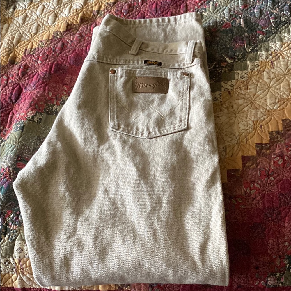 Wrangler Tan Denim Pants